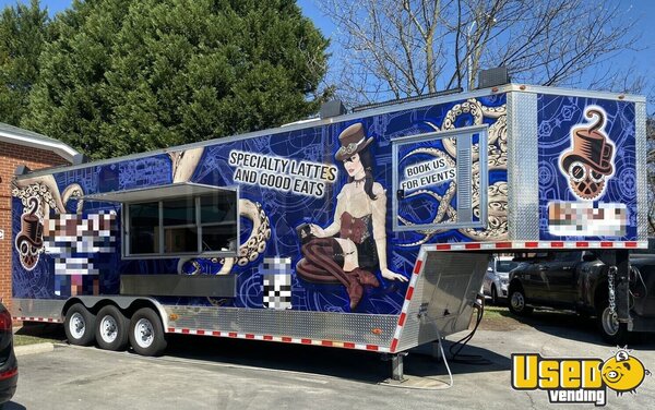 2019 Gooseneck Kitchen Food Trailer Kitchen Food Trailer North Carolina Diesel Engine for Sale