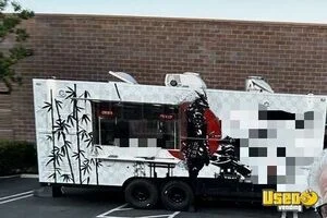 2019 Kitchen Concession Trailer Kitchen Food Trailer Prep Station Cooler California for Sale
