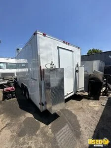 2019 Kitchen Concession Trailer New Build Food Trailer Stainless Steel Wall Covers Florida for Sale