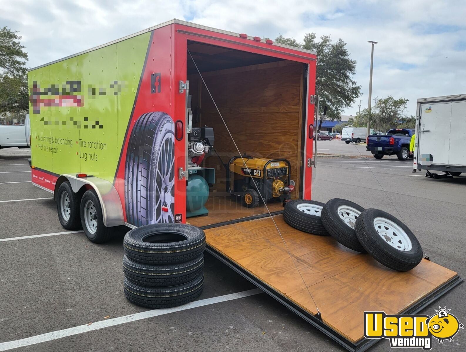 2019 - 7' x 16' Mobile Tire Shop Trailer / Mobile Tire Business for Sale in  Florida!