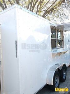 2019 Quality Cargo 7x16-ta Kitchen Food Trailer Stainless Steel Wall Covers Florida for Sale