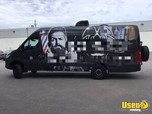 Lightly Used 2019 14' Mercedes Sprinter Diesel Mobile Barbershop Truck for Sale in New York!