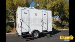 Like New - 2019 2 Stall Luxury Bathroom Trailer | Mobile Business Unit for Sale in California!