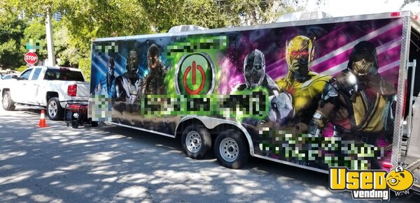 2019 V-nose Enclosed Trailer Party / Gaming Trailer Florida for Sale