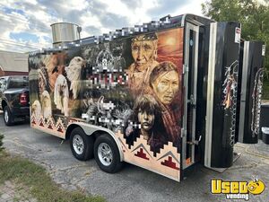 2019 Wells Cargo Kitchen Food Trailer Awning Ohio for Sale