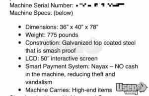 2019 Xt-201912133075 Other Snack Vending Machine 4 Arkansas for Sale