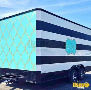 2020 16x8.5x8 Enclosed Mobile Boutique Trailer Mobile Boutique Trailer Awning Texas for Sale