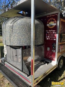 2020 24’ Wood-fired Pizza Trailer Pizza Trailer Diamond Plated Aluminum Flooring Florida for Sale
