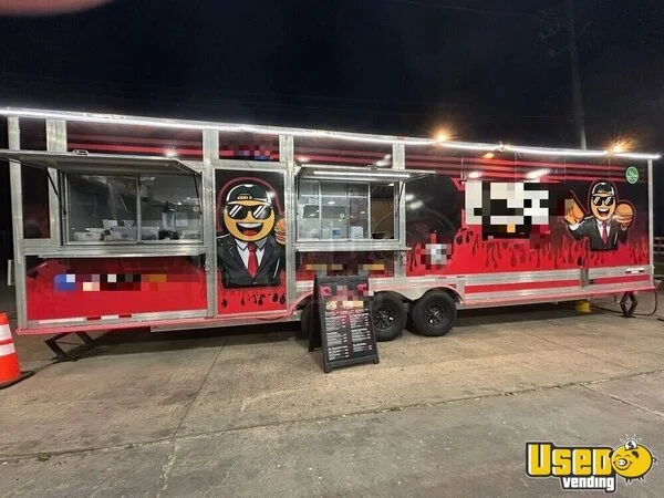 2020 32’ Fully Equipped Food Trailer Kitchen Food Trailer Texas for Sale