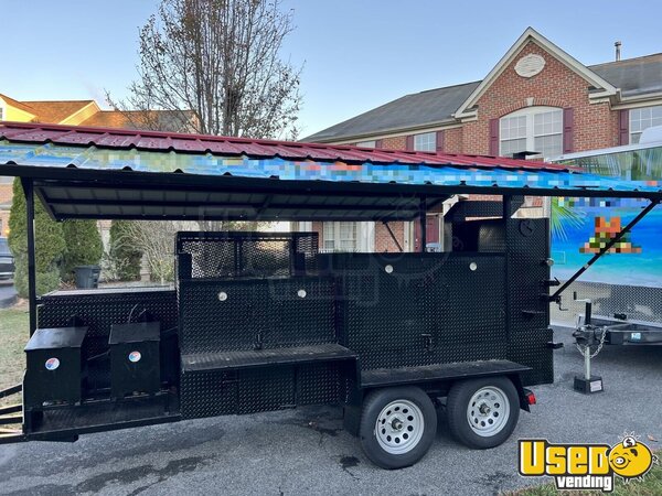 2020 401 Wroof Open Bbq Smoker Tailgating Trailer Open Bbq Smoker Trailer Maryland for Sale