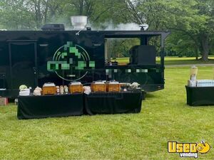 2020 8.5 X 22 Black Out Barbecue Food Trailer Concession Window New York for Sale