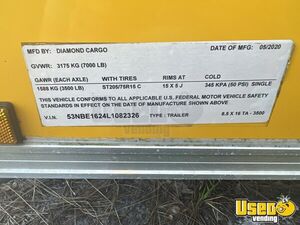 2020 8.5x16ta-3500 Kitchen Food Concession Trailer Kitchen Food Trailer Hand-washing Sink Florida for Sale
