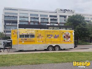 2020 8.5x24ta4 Enclosed Cargo Kitchen Concession Trailer Kitchen Food Trailer Kansas for Sale