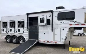 2020 8'x 26' Living Quarters Horse Trailers With Ramp 3-horse Lq Trailer Mississippi for Sale