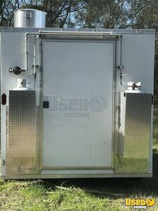 2020 8x12 Kitchen Food Trailer Diamond Plated Aluminum Flooring Florida for Sale