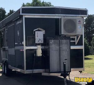 2020 Barbecue And Kitchen Food Trailer Barbecue Food Trailer Concession Window Texas for Sale