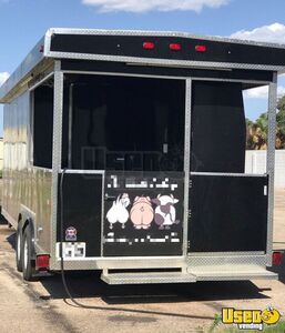 2020 Barbecue And Kitchen Food Trailer Barbecue Food Trailer Spare Tire Texas for Sale
