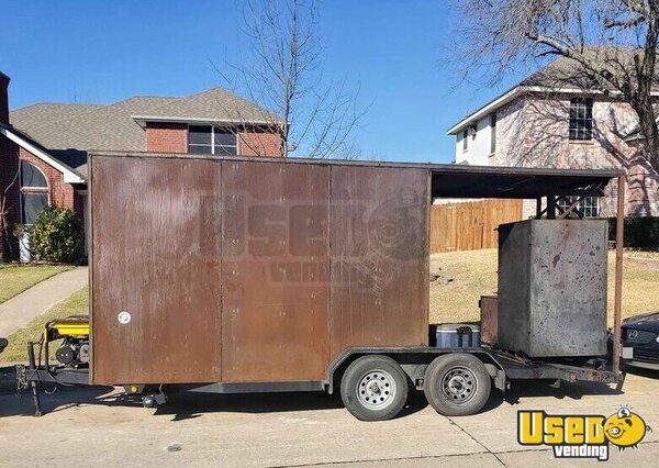 2020 Barbecue Concession Trailer Barbecue Food Trailer Texas for Sale