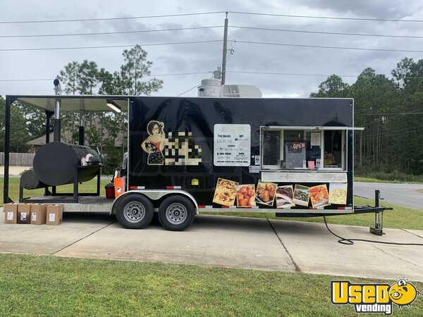 2020 Barbecue Kitchen Concession Trailer Barbecue Food Trailer Florida for Sale