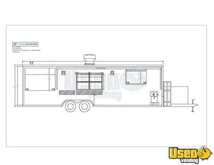 2020 Barbecue Trailer Barbecue Food Trailer Fresh Water Tank Florida for Sale