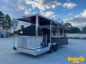 2020 Brick Oven Wood-fired Pizza Concession Trailer Pizza Trailer Florida for Sale