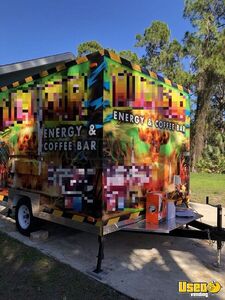 2020 Coffee And Energy Drink Concession Trailer Beverage - Coffee Trailer Deep Freezer Florida for Sale