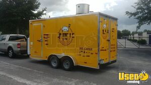 2020 Concession Kitchen Food Trailer Stainless Steel Wall Covers Florida for Sale