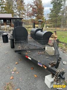2020 Custom Made Open Bbq Smoker Trailer Work Table West Virginia for Sale