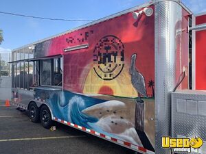 2020 Ef85242 Barbecue Food Trailer Exterior Customer Counter Texas for Sale