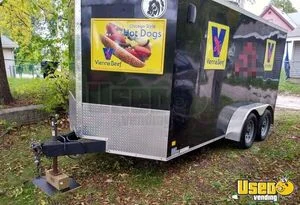 2020 Food Concession Trailer Kitchen Food Trailer Prep Station Cooler Wisconsin for Sale
