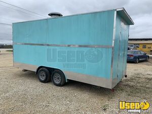 2020 Food Trailer Kitchen Food Trailer Diamond Plated Aluminum Flooring Texas for Sale