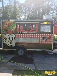 2020 7' x 12' Kitchen Food Concession Trailer with Pro Fire System for Sale in Florida!