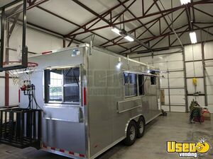 2020 Kitchen Food Concession Trailer Kitchen Food Trailer Stainless Steel Wall Covers Oklahoma for Sale