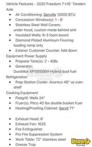 2020 Kitchen Food Trailer Prep Station Cooler North Carolina for Sale