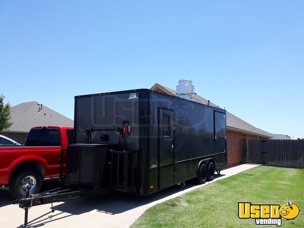 2020 Mobil Kitchen Plus Bbq Porch Kitchen Food Trailer Oklahoma for Sale