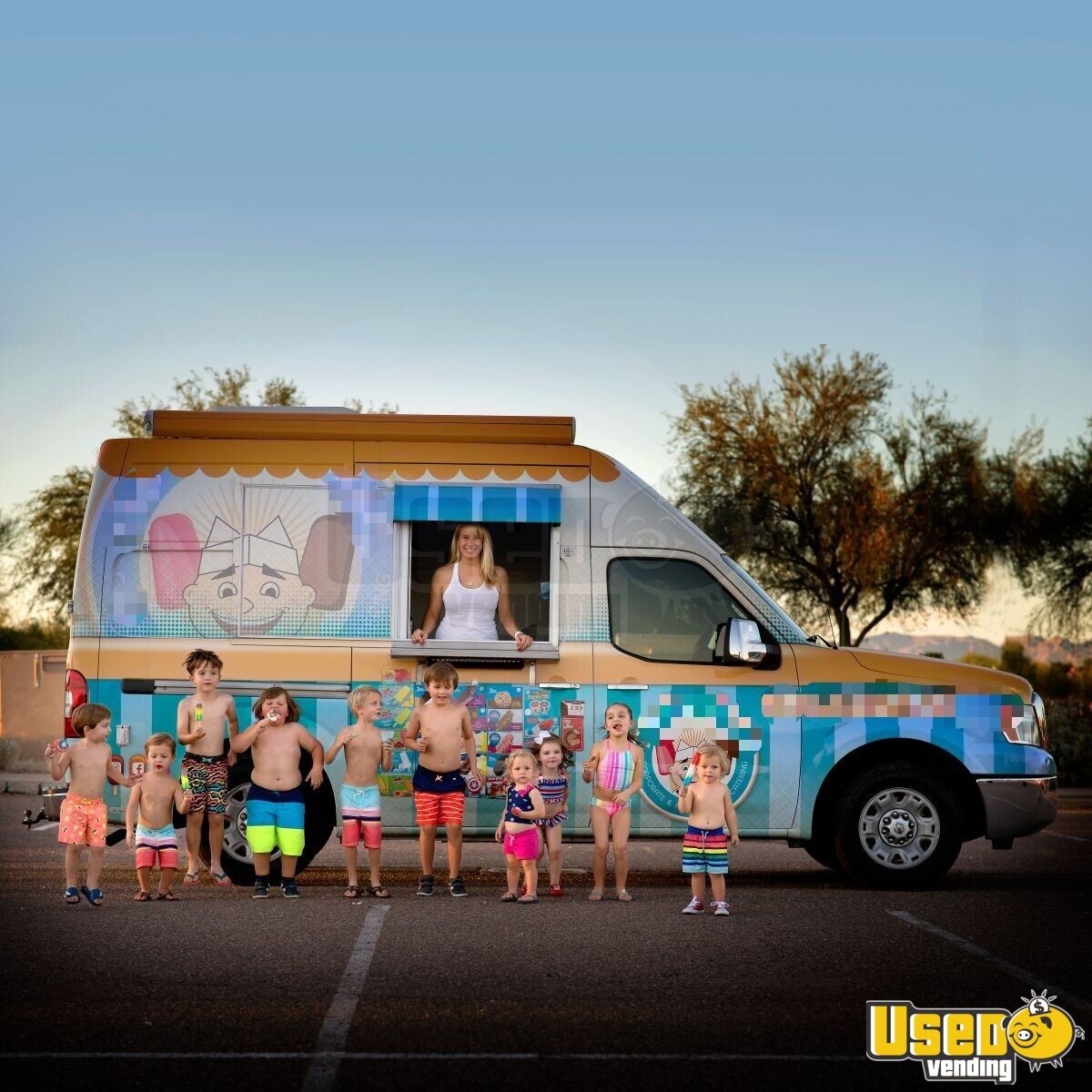 MultiUnit Thriving Ice Cream Trucks Shaved Ice Corporate Catering