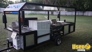2020 The Eli Open Bbq Smoker Food Concession Trailer Open Bbq Smoker Trailer Electrical Outlets Texas for Sale