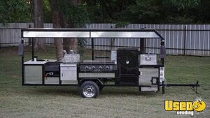 2020 The Eli Open Bbq Smoker Food Concession Trailer Open Bbq Smoker Trailer Work Table Texas for Sale