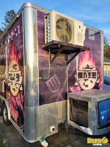 2020 Trlr-8.5x12w Kitchen Food Trailer Stainless Steel Wall Covers Florida for Sale