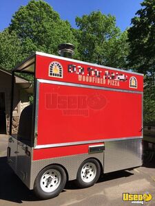 2020 Wood-fired Pizza Concession Trailer Pizza Trailer Diamond Plated Aluminum Flooring North Carolina for Sale