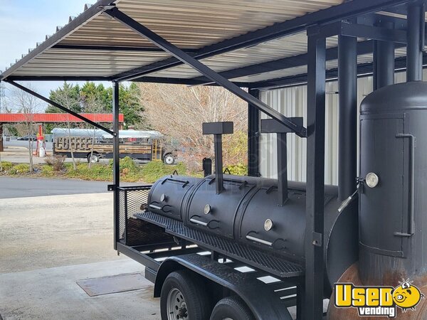 2021 12' Advanced Roof Open Bbq Smoker Trailer Open Bbq Smoker Trailer North Carolina for Sale