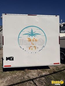 2021 14x8 Food Trailer Snowball Trailer Stainless Steel Wall Covers Utah for Sale
