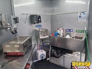 2021 16' Kitchen Food Trailer Exterior Customer Counter Virginia for Sale