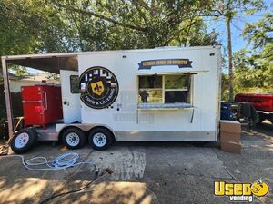 2021 21' X 8.5' Pull Behind Kitchen Food Trailer Concession Window Iowa for Sale