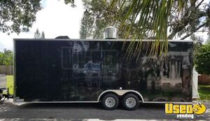 2021 24 Ft Cargo Trailer. Box Front. Not Point. Kitchen Food Trailer Stainless Steel Wall Covers Florida for Sale