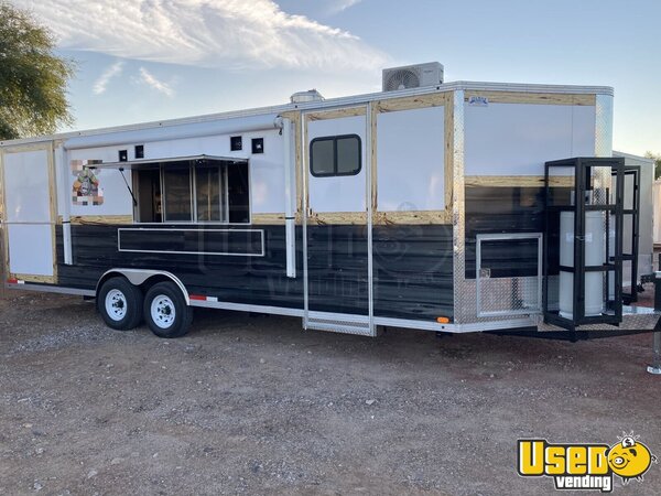 2021 25’ Food Plus Smoker Deck Kitchen Food Trailer South Dakota for Sale