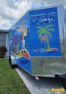 2021 6x12sa Shaved Ice Concession Trailer Snowball Trailer Concession Window Florida for Sale