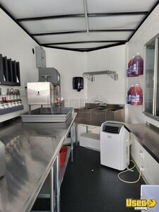 2021 6x12sa Shaved Ice Concession Trailer Snowball Trailer Diamond Plated Aluminum Flooring Florida for Sale