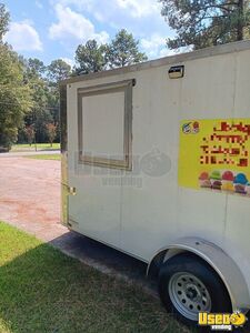 2021 7×12 Concession Trailer Stainless Steel Wall Covers Louisiana for Sale