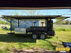 2021 76 Open Bbq Smoker Trailer Barbecue Food Trailer Bbq Smoker Texas for Sale